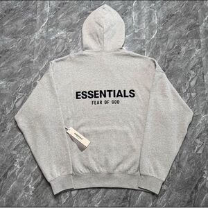 Essentials Gray Hoodie Sweater